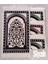 Osmanlı Çiçekli Mihrap Motif Akrilik Polyester Kadife Desenli Namazlık Seccade (110X70)CM 700 gr 1