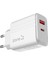 ​tekno Grup Zore Play Serisi PL05 Lightning 2in1 Seyahat Şarj Aleti 20W - Beyaz 3