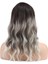Dalgalı Kısa Perçemli Fiber Sentetik Peruk / Ombre ve Röfleli 5