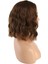 Fiber Sentetik Kısa Dalgalı Perçemsiz Peruk / Kumral 2