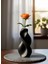 Siyah Spiral Vazo 20 cm 4
