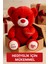 47 cm Kırmızı Peluş Ayıcık I Love You Kalpli Hediye Oyuncak Kırmızı 3