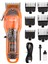 Kablosuz Profesyonel Tıraş Makinesi, T-Bıçaklı, Lcd, Usb, 6 Taraklı 1
