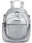 Barcelona Orta Boy Çok Cepli Omuz Askılı Spor ve Günlük Kadın Sırt Çantası Platin 1