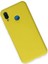 Huawei P20 Lite Kılıf Nano Içi Kadife Silikon - Sarı 3
