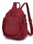 Barcelona Orta Boy Çok Cepli Omuz Askılı Spor ve Günlük Kadın Sırt Çantası Bordo 2