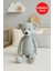 Nordik Ayı 40 cm Gri – Yumuşak Peluş Oyuncak | Sarılabilir Hediye Bebek & Çocuk Peluş Ayıcık 1