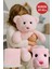Nordik Ayı 40 cm Pembe – Yumuşak Peluş Oyuncak | Sarılabilir Hediye Bebek & Çocuk Peluş Ayıcık 1