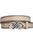 %100 Hakiki Deri, Gümüş Tokalı 3 cm Vizon Kadın Kemeri; Elbise, Pantolon Kemeri=3cm-Kdn-44 12