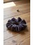 Kendinden Simli Kadife Scrunchie – Yumuşak ve Işıltılı Saç Tokası Lastikli Toka| Şık & Rahat Kullanım 2