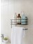 Raflı Metal Havlu Kağıtlığı Banyo Mutfak Düzenleyici 5