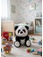 Peluş Sevimli Oturan Panda Kız Erkek Çocuk Oyuncak 1