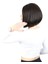 Kahkülsüz Düz Kısa Fiber Sentetik Peruk / Kahverengi 3
