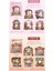 L5-10 Adet Hologramli Pet Sticker - Renk : Pembe 4