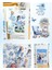 U3-10 Sayfa Pet Sticker Blok - Renk : Mavi 5