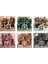 E5-20 Adet Steampunk Pet Sticker - Numara : 6 1