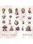 E5-20 Adet Steampunk Pet Sticker - Numara : 6 2
