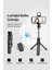 LED Işıklı Selfie Çubuğu Bluetooth Kumandalı Kablosuz Tripot Selfie Monopod Selfie Stick 3