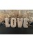Dekoratif Taş Tozu Harf Love Yazı 1