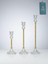 Luxury | Versailles | Zarif 3'lü Kristal Şamdan Seti (25-33-42 Cm) | Dekoratif Mumluk Takımı 5