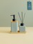 Luxury | Lotion | Lüks Banyo Seti, Seramik Sıvı Sabunluk, Seramik Oda Kokusu Şişesi, Bambu Tepsi 1
