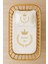 Isimli Bebek Nevresim Takımı 70X120 – Gold Taç ve Çelenk Tasarım– Fırfırlı Dolgulu Yastıklı 1