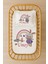 Isimli Bebek Nevresim Takımı 70X120 – Tavşan & Gökkuşağı Temalı – Fırfırlı Dolgulu Yastıklı 1