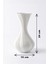 Dekoratif Çizgili Şık Vazo Gri (24X15CM) 2