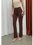 Düğmeli Palazzo Pantolon Kahve P170091 1