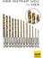 Hss Matkap Ucu 1/4 Hex 13 Parça Hss Tungsten Karbür Matkap Uç 1.5-6.5mm Titanyum 1