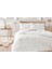 Elisa Çift Kişilik Nakışlı Saten Nevresim Takımı Bej 4