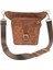 Isme Özel All In One Bel ve Bacak Çantası - %100 Deri - AC15001 - Kahverengi 3