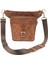 Isme Özel All In One Bel ve Bacak Çantası - %100 Deri - AC15001 - Kahverengi 4