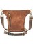 Isme Özel All In One Bel ve Bacak Çantası - %100 Deri - AC15001 - Kahverengi 5