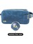 Isme Özel Dopp Kit Kişisel Bakım ve Seyahat Çantası - %100 Rainbow Deri - AC14004 - Saks Mavisi 2