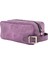 Isme Özel Dopp Kit Kişisel Bakım ve Seyahat Çantası - %100 Rainbow Deri - AC14004 - Mor 4