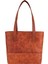 Isme Özel Tote Bag El Omuz Çantası - %100 Rainbow Deri - AC03003 - Tobacco 6