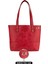 Isme Özel Tote Bag El Omuz Çantası - %100 Rainbow Deri - AC03003 - Kırmızı 1
