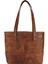 Isme Özel Tote Bag El Omuz Çantası - %100 Rainbow Deri - AC03003 - Kahverengi 2