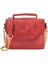 Isme Özel Çıtçıtlı Zincirli Küçük Boy El Omuz Çantası - %100 Deri - AC03001 - Kırmızı 3