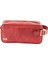 Isme Özel Dopp Kit Kişisel Bakım ve Seyahat Çantası - %100 Rainbow Deri - AC14004 - Kırmızı 6