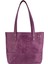 Isme Özel Tote Bag El Omuz Çantası - %100 Rainbow Deri - AC03003 - Mor 2