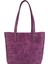 Isme Özel Tote Bag El Omuz Çantası - %100 Rainbow Deri - AC03003 - Mor 5