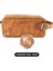 Isme Özel Dopp Kit Kişisel Bakım ve Seyahat Çantası - %100 Rainbow Deri - AC14004 - Camel 2