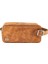 Isme Özel Dopp Kit Kişisel Bakım ve Seyahat Çantası - %100 Rainbow Deri - AC14004 - Camel 3