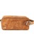 Isme Özel Dopp Kit Kişisel Bakım ve Seyahat Çantası - %100 Rainbow Deri - AC14004 - Camel 5