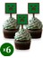 6 Adet Minecraft Temalı Cupcake Süsü - Kaliteli Malzeme 1