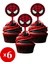 6 Adet Örümcek Adam Temalı Cupcake Süsü (Doğum Günü) - Kaliteli Malzeme 1