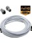 12 Metre U6 Kablo Rg6/u6 Uydu Anten Kablosu Tak Kullan Full Hd 3D4K 1080 Uyumludur Hazır Çalıştır 3