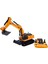 1:14 Ölçek Uzaktan Kumandalı Gerçekçi Sesli ve Işıklı Oyuncak Kazıcı Ekskavatör 8080E 1